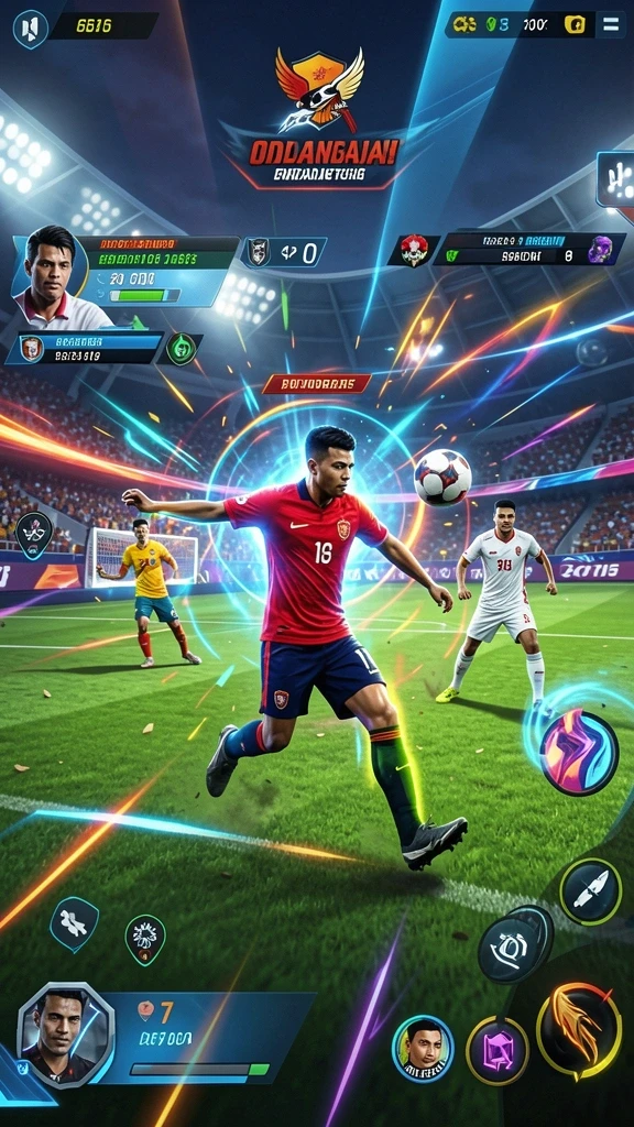 nex777 - Ilustrasi gameplay yang menunjukkan aksi seru dalam permainan.