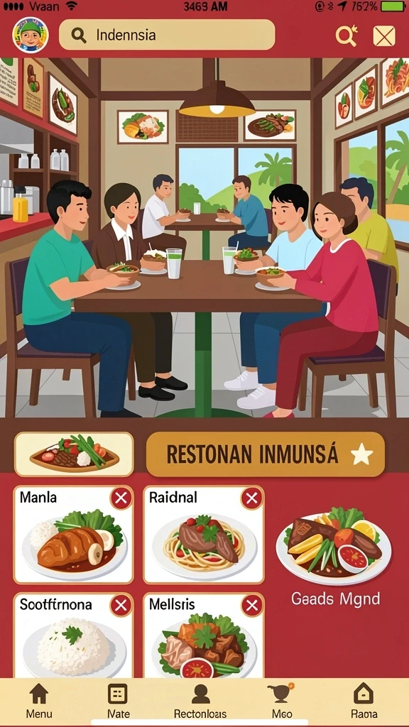 ompong188 - Tampilan antarmuka yang intuitif dan menarik.