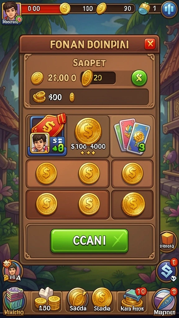 qtgame - Tampilan antarmuka yang mudah dipahami dan dinamis.